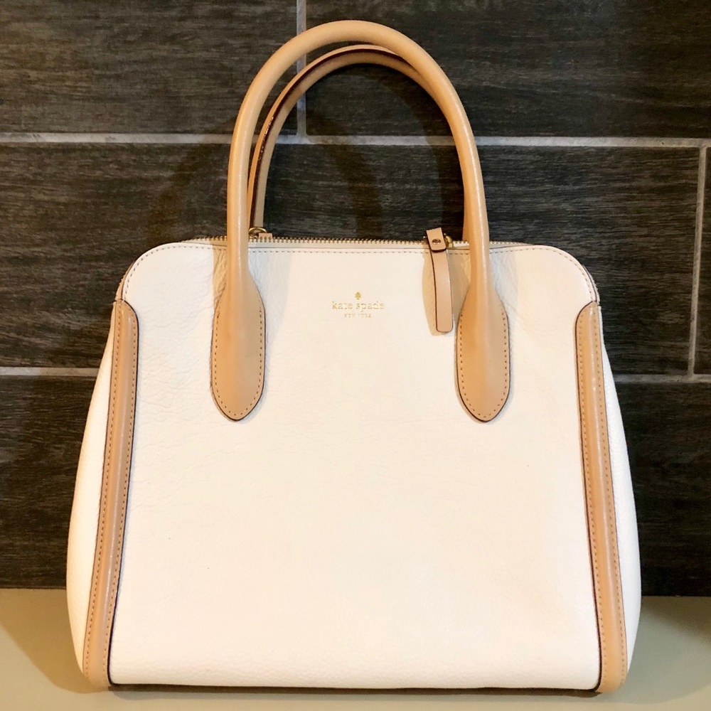 Kate Spade white Leather satchel